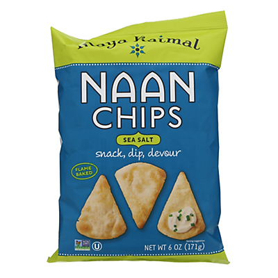 slide 1 of 1, Maya Kaimal Naan Sea Salt Chips, 1.5 oz