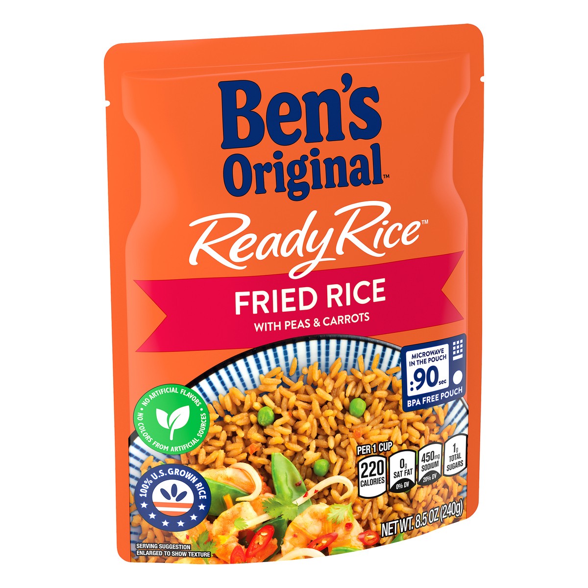 slide 8 of 9, BEN'S ORIGINAL™ READY RICE™. Fried Rice, 8.5 oz pouch, 8.5 oz