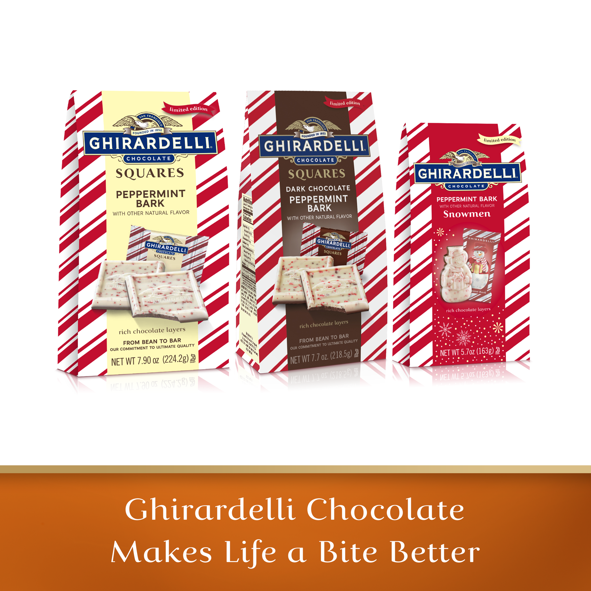 slide 8 of 9, Ghirardelli Milk Chocolate Caramel Milk Chocolate Squares 9 oz, 9 oz