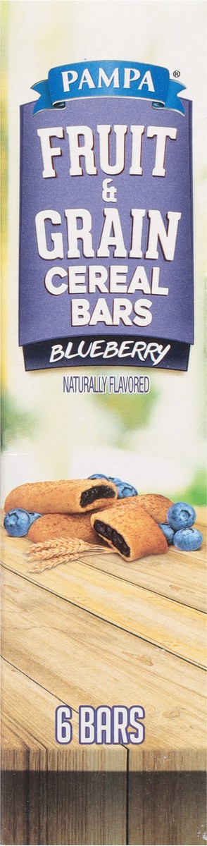 slide 8 of 9, Pampa Fruit & Grain Blueberry Cereal Bars 6 - 1 oz Bars, 6 ct