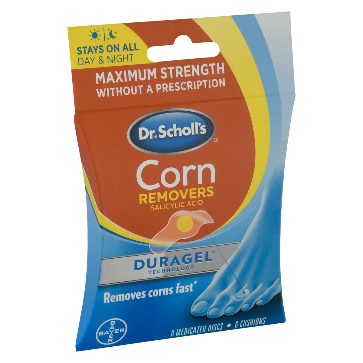 slide 6 of 9, Dr. Scholl's Duragel Corn Remvr, 6 ct