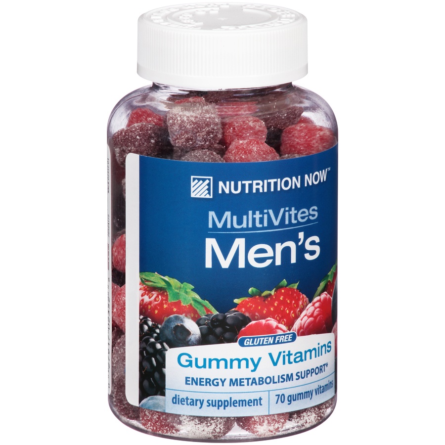 slide 2 of 6, Nutrition Now Mens Adult Vitamin Gummies, 70 ct