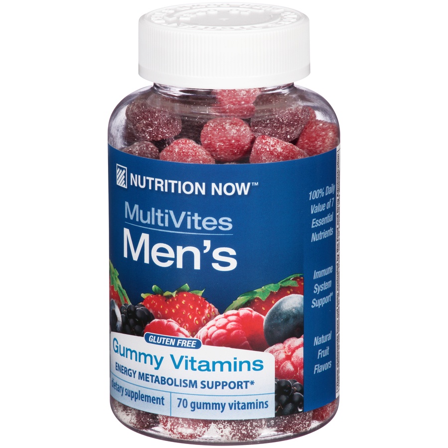 slide 3 of 6, Nutrition Now Mens Adult Vitamin Gummies, 70 ct