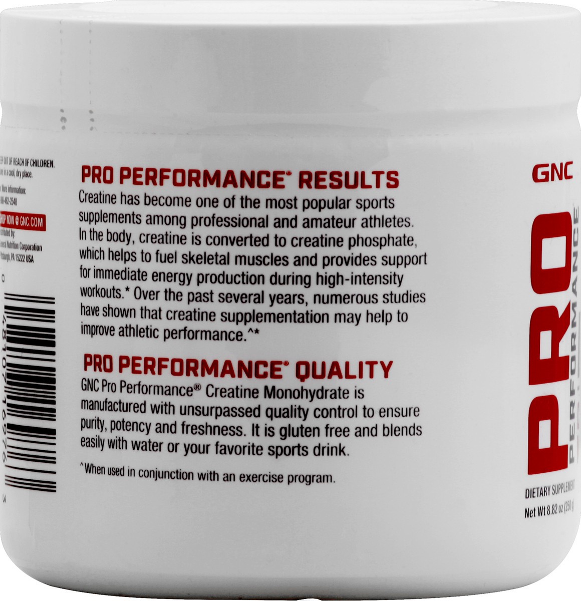 slide 3 of 7, GNC Creatine Monohydrate 8.82 oz, 8.82 oz