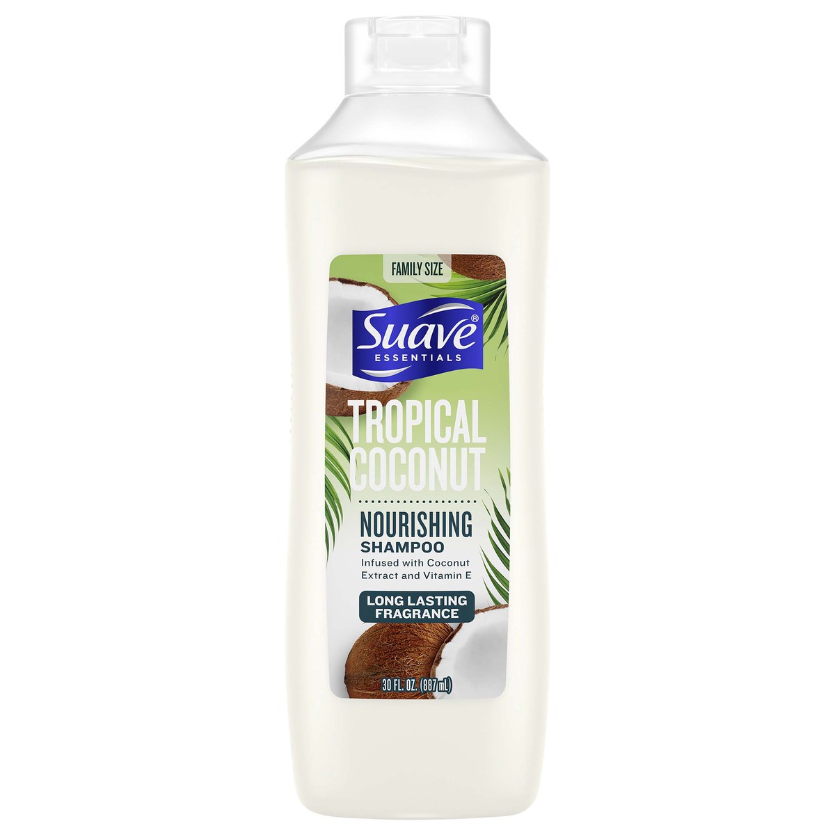 slide 1 of 4, Suave Essentials Nourishing Shampoo for Dry Hair Tropical Coconut - 30 fl oz, 30 fl oz