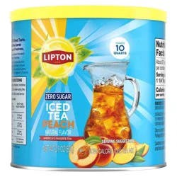 Lipton Zero Sugar ITM 10qt Peach