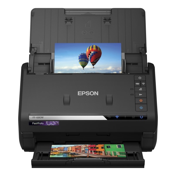 slide 1 of 10, Epson Fastfoto Ff-680W Wireless Color High-Speed Photo And Document Scanning System, 1 ct