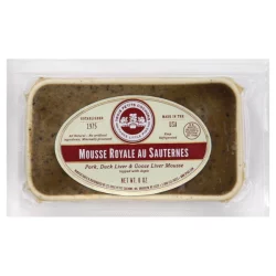 Three Little Pigs Pork, Duck Liver & Goose Liver Mousse Topped with Aspic 8 oz