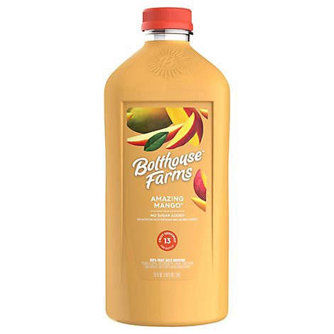 slide 1 of 1, Bolthouse Farms 100% Fruit Juice Smoothie Amazing Mango- 52 fl oz, 52 fl oz