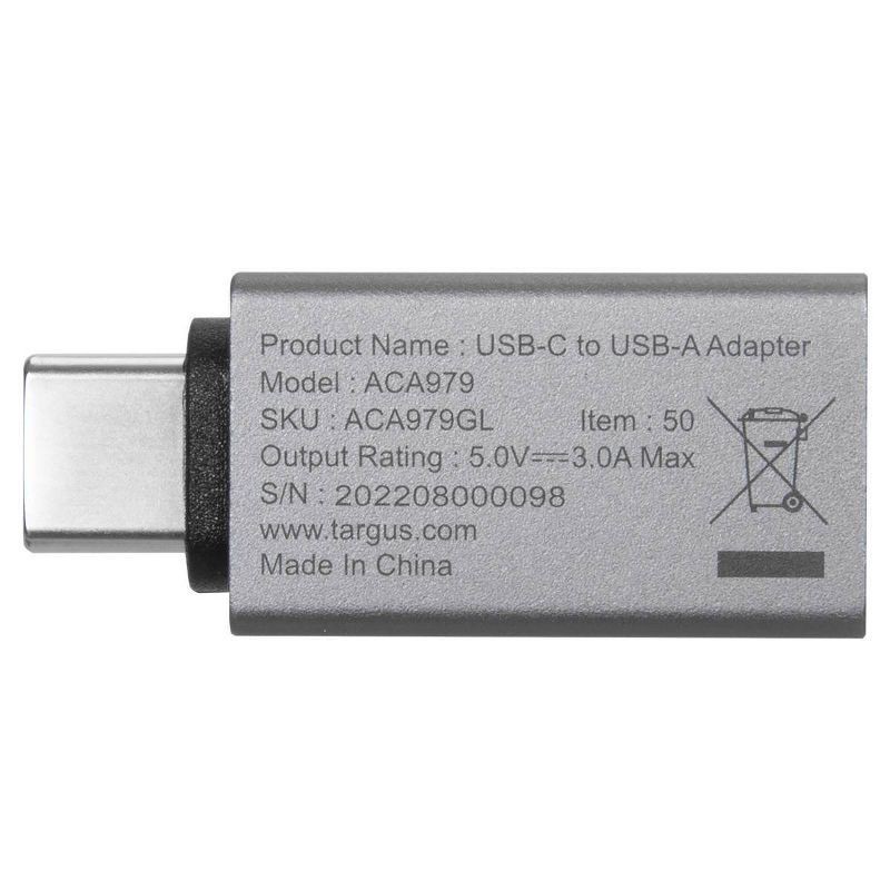 slide 9 of 10, Targus USB-C to USB-A Adapter - 2pk, 2 ct