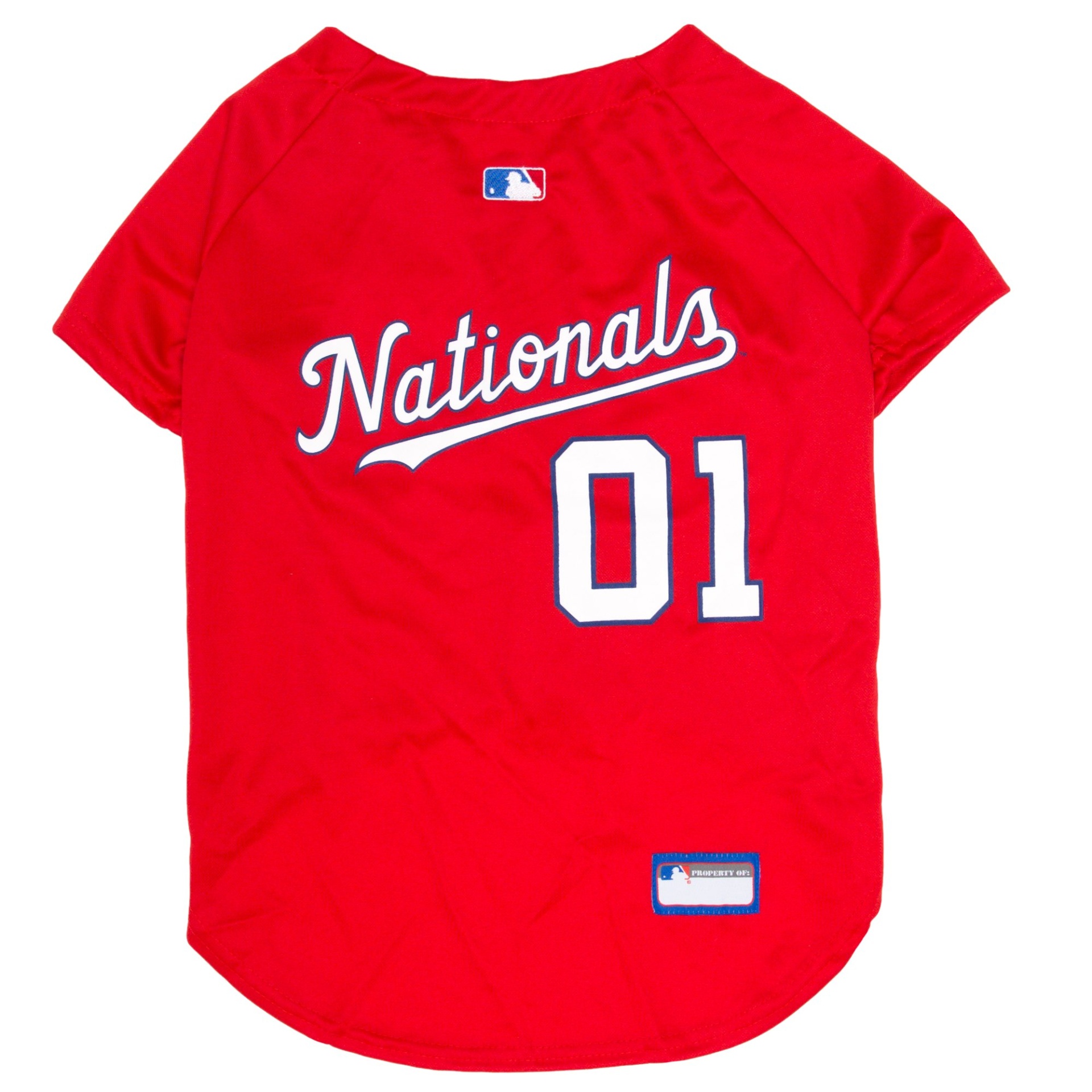 slide 1 of 1, Pets First MLB Washington Nationals Jersey for Dogs, LG