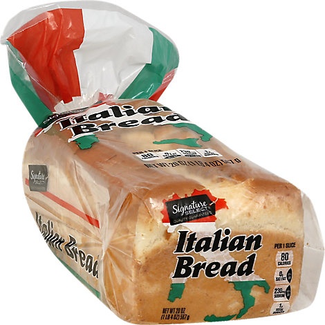 slide 1 of 1, Signature Select Bread Italian, 20 oz