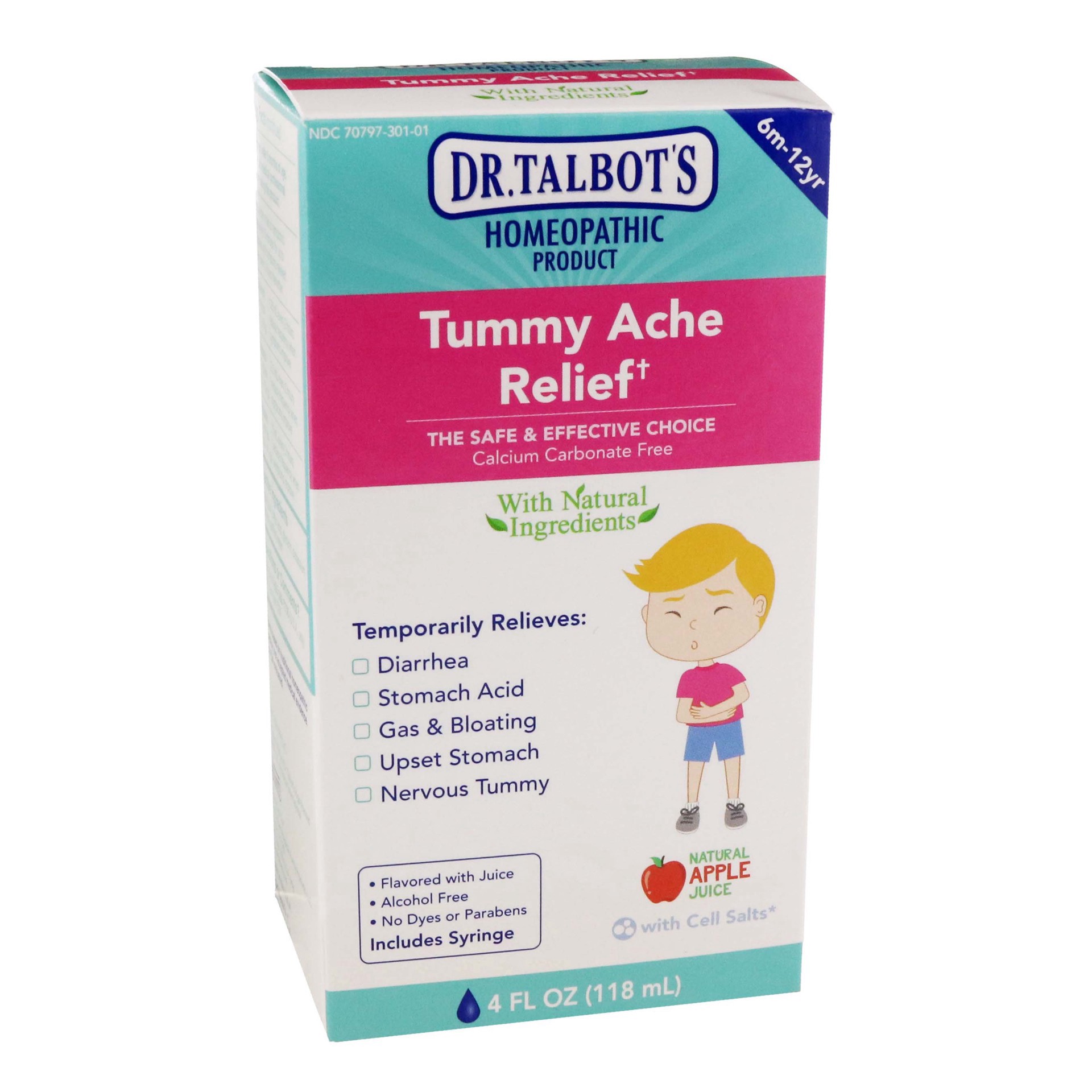 slide 1 of 1, Dr. Talbot's Tummy Ache Relief Liquid, 4 oz