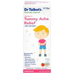 Dr. Talbot's Children's Natural Apple Juice Tummy Ache Relief with Cell Salts 4 fl oz