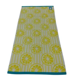 Sol Borne Jacq Beach Towel Lemon Slice 36inx72in
