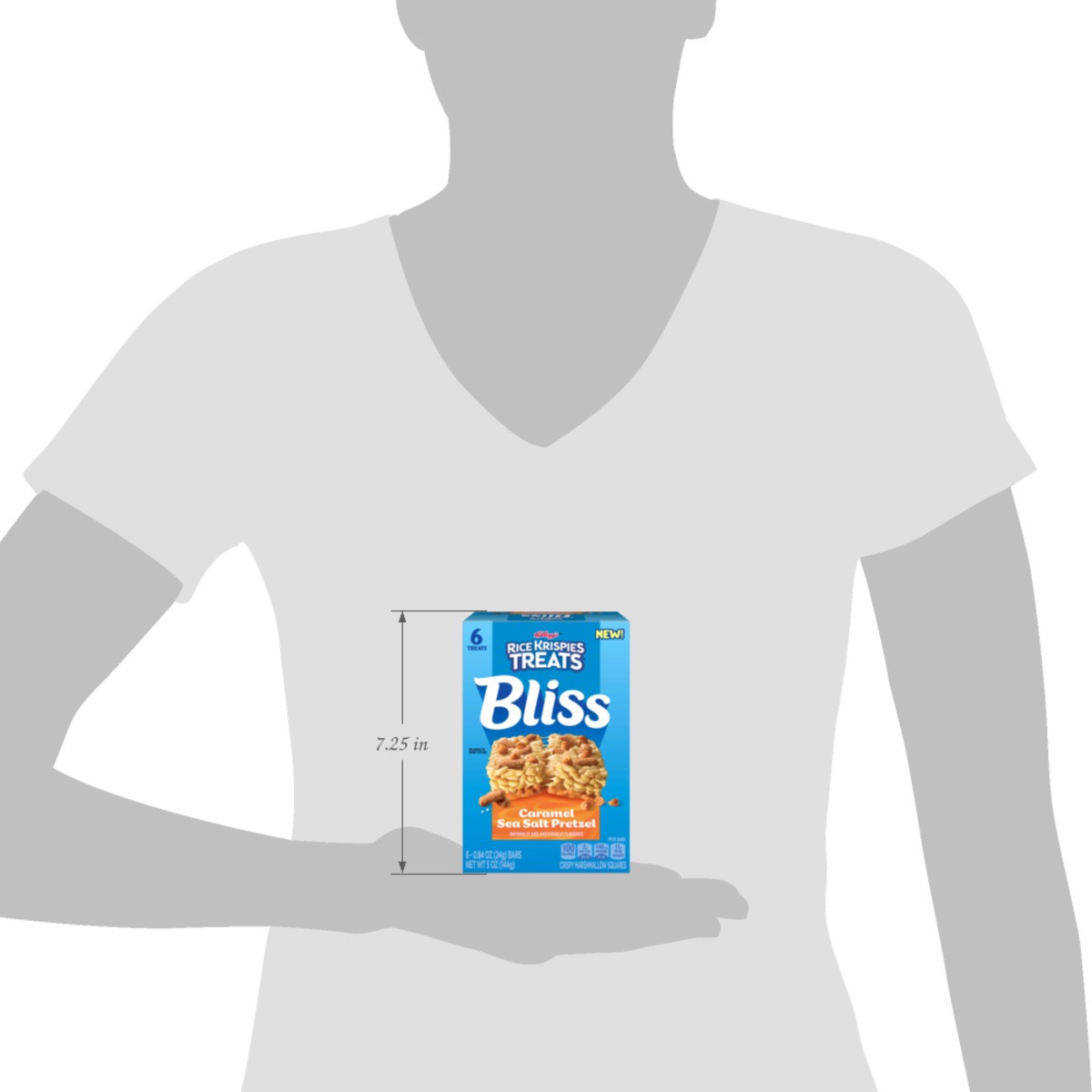 slide 9 of 14, Rice Krispies Treats Squares Caramel Pretzel 5oz, 6 ct