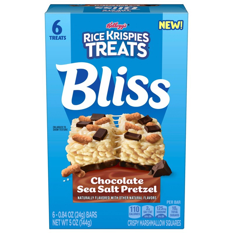slide 1 of 5, Rice Krispies Treats Squares Chocolate Sea Salt 5oz, 5 oz