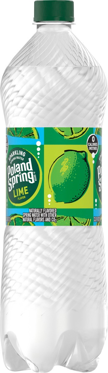 slide 6 of 7, Poland Spring Sparkling Water, Zesty Lime- 33.8 oz, 33.8 oz