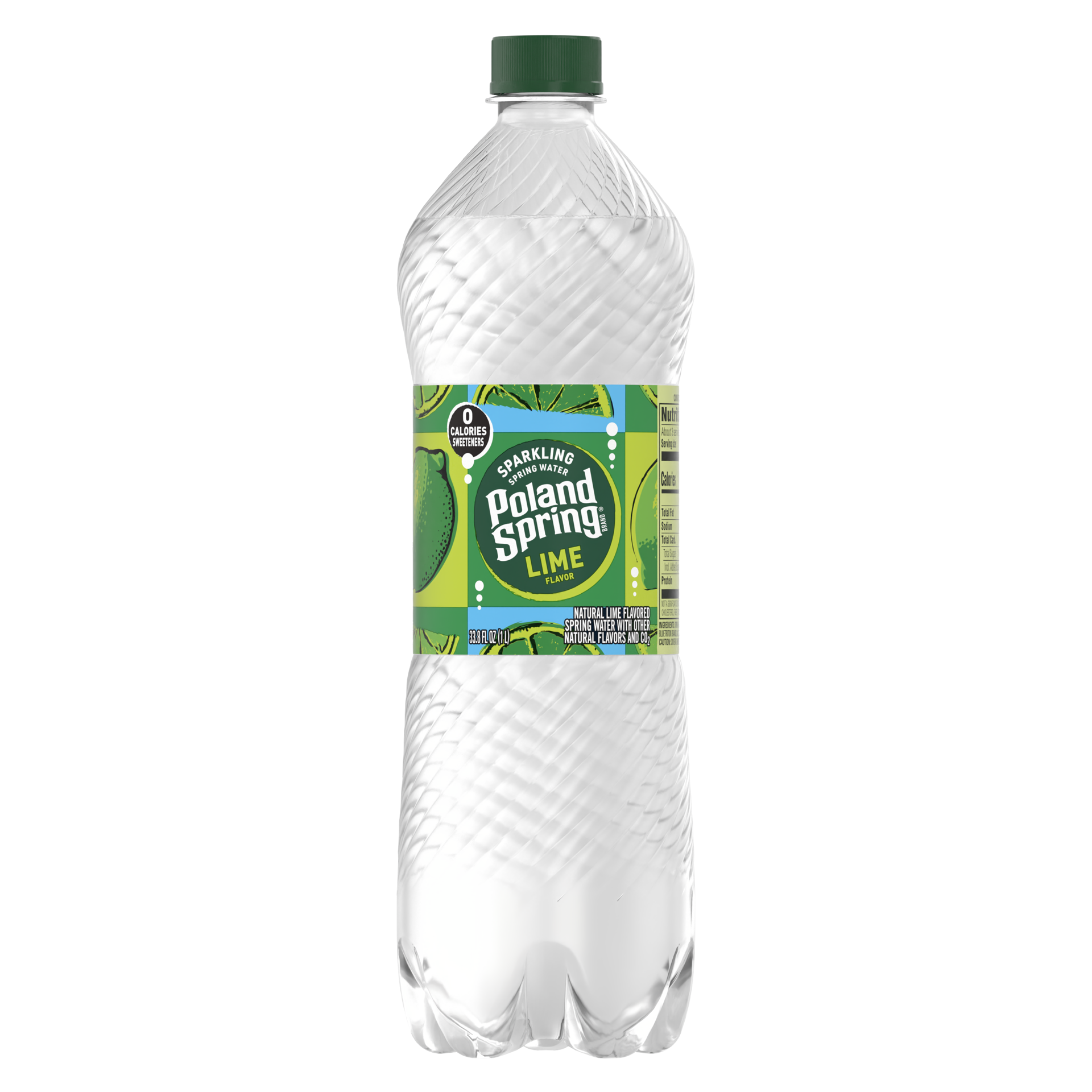 slide 1 of 7, Poland Spring Sparkling Water, Zesty Lime- 33.8 oz, 33.8 oz