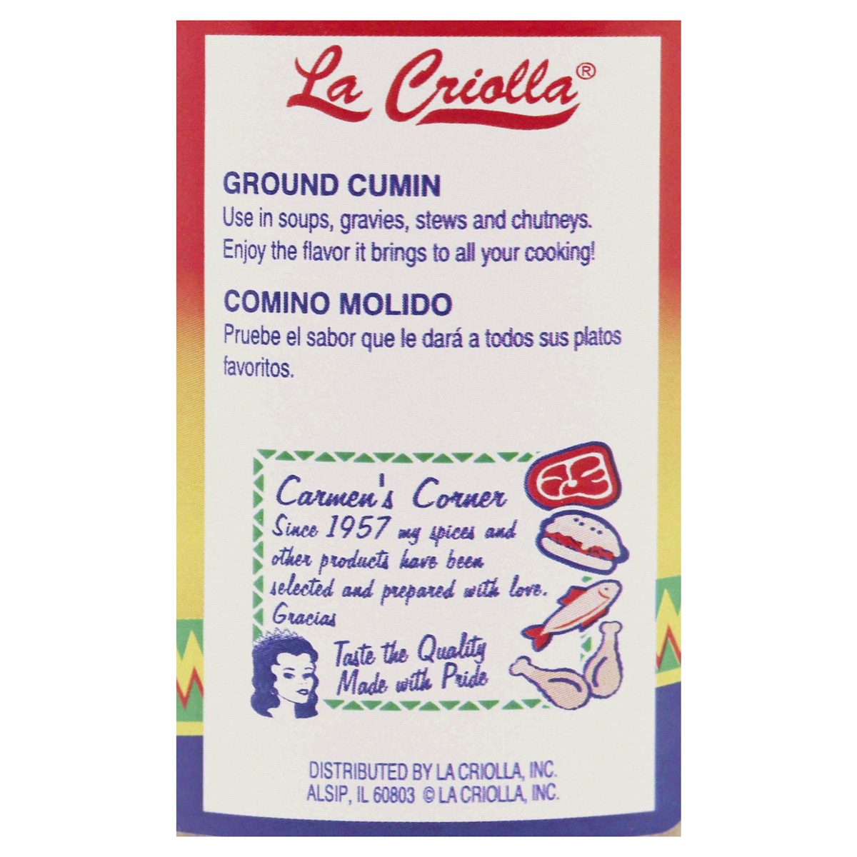 slide 8 of 9, La Criolla Ground Cumin - 2.5 oz, 2.5 oz