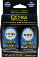 slide 1 of 1, Kroger Energy Support Extra Strength - Blue Raspberry, 2 ct; 2 fl oz