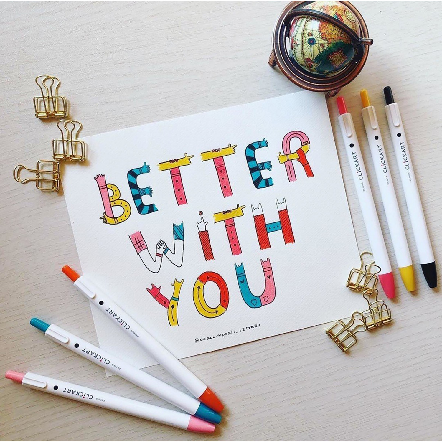 slide 5 of 5, Zebra Clickart Rt Marker Pen 6Ct, 6 ct