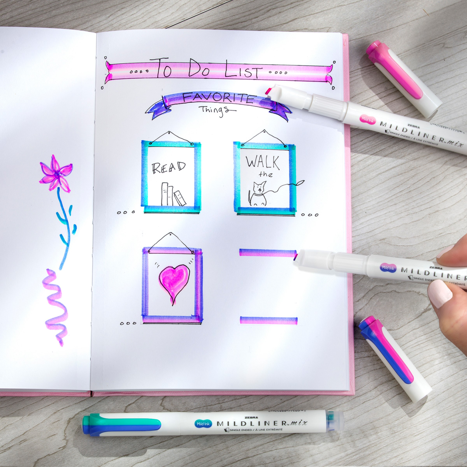 slide 4 of 4, ZEBRA Mildliner Mix Cool 3pk-NEW2024, 3 ct