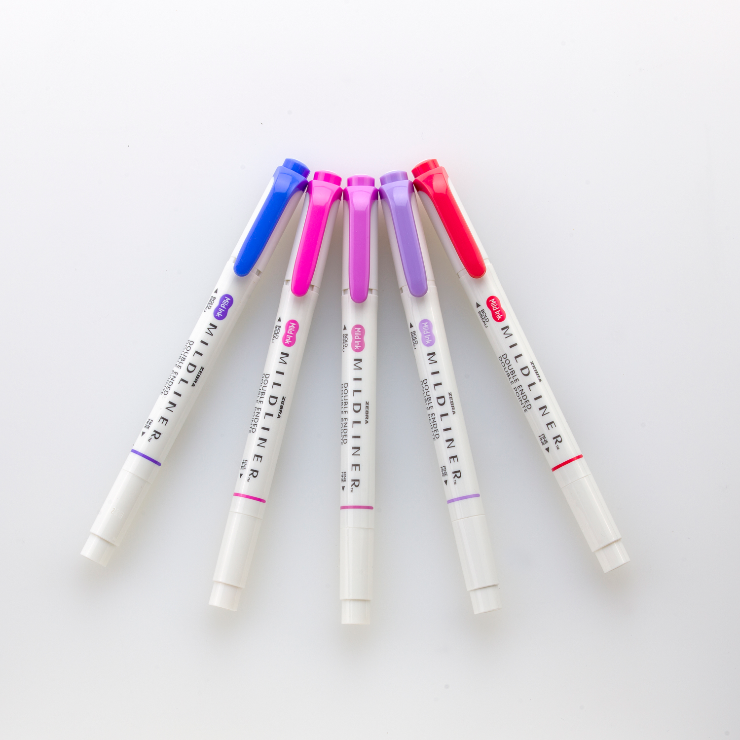 slide 4 of 4, ZEBRA Mildliner Hlt Mdn Hibiscus 5pk-24, 5 ct