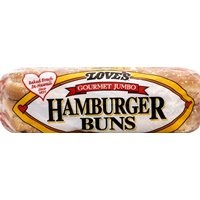 slide 1 of 1, Loves Gourmet Sesame Seed Buns 4.5 Inch 8s, 20 oz