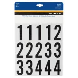 Hillman Reflective Adhesive Number Pack, 2"