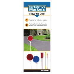 Hillman Blue Driveway Marker (36")