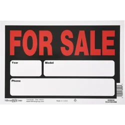Hillman Automobile For Sale Sign, 8" x 12"