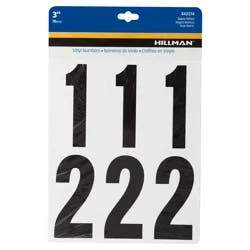 Hillman Reflective Adhesive Number Pack, 3"
