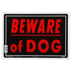 Hillman Beware of Dog" Sign"