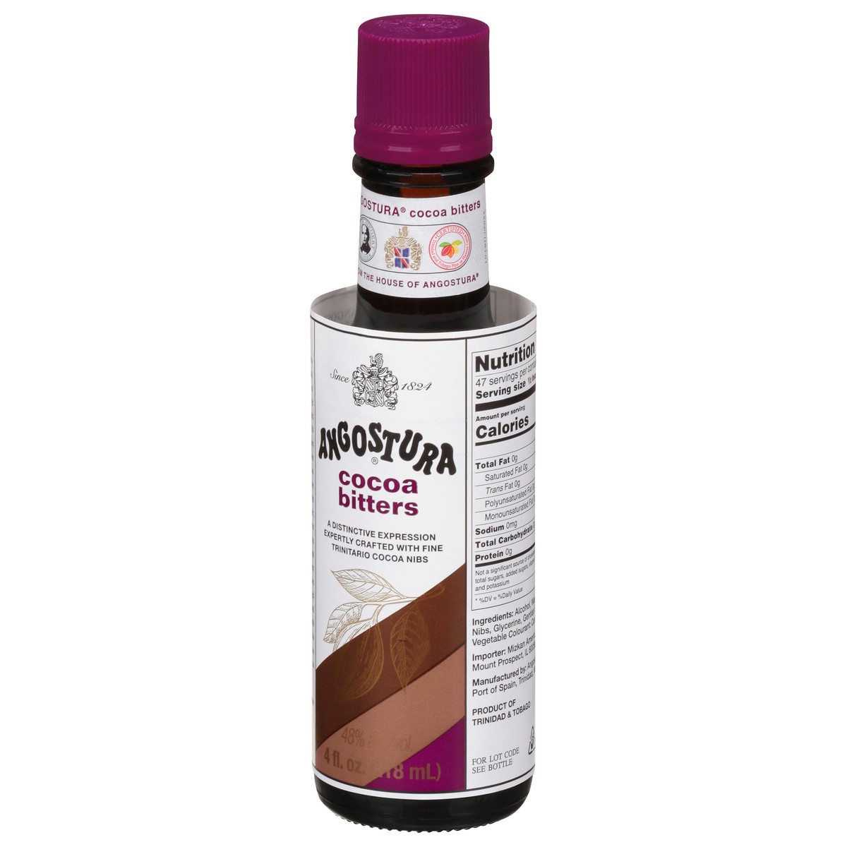slide 6 of 9, Angostura Cocoa Bitters - 4 oz, 4 oz