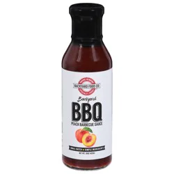 Backyard Food Co Peach Barbecue Sauce 15 oz