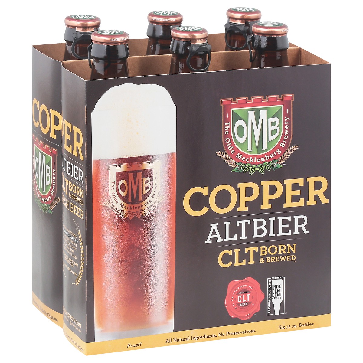 slide 6 of 9, The Olde Mecklenburg Brewery Altbier Copper Beer 6 - 12 oz Bottles, 6 ct