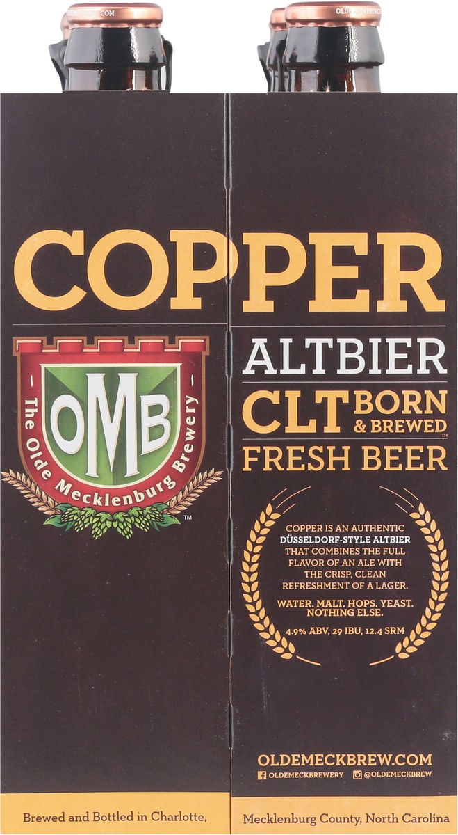 slide 5 of 9, The Olde Mecklenburg Brewery Altbier Copper Beer 6 - 12 oz Bottles, 6 ct