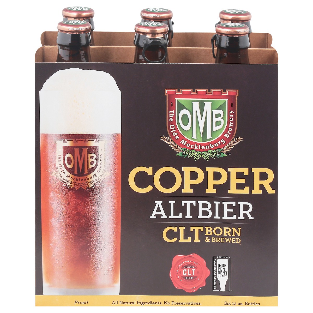 slide 1 of 9, The Olde Mecklenburg Brewery Altbier Copper Beer 6 - 12 oz Bottles, 6 ct