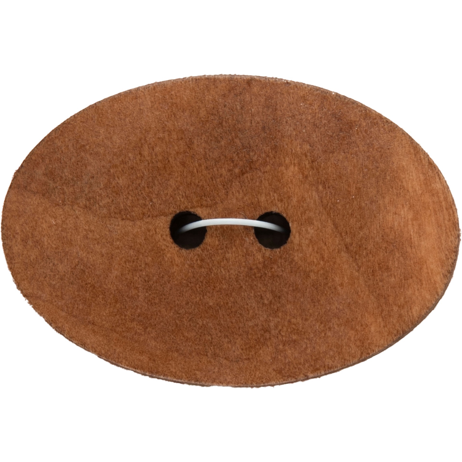 slide 3 of 3, Blumenthal Lansing Organic Elements 1 3/4" Oval Light Brown Wood Button, 1 3/4 in