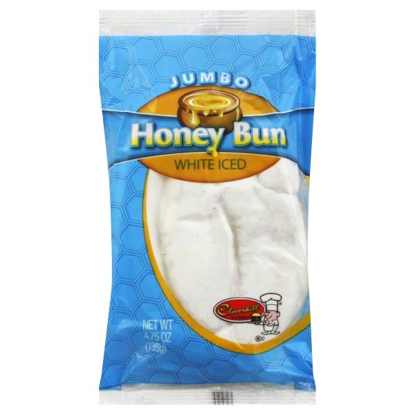 slide 1 of 5, Cloverhill Bakery Honey Bun, White Iced, Jumbo, 4.75 oz