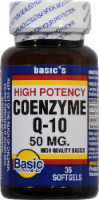 slide 1 of 1, Basic High Potency Coenzyme Q-10 Softgels 50Mg, 36 ct