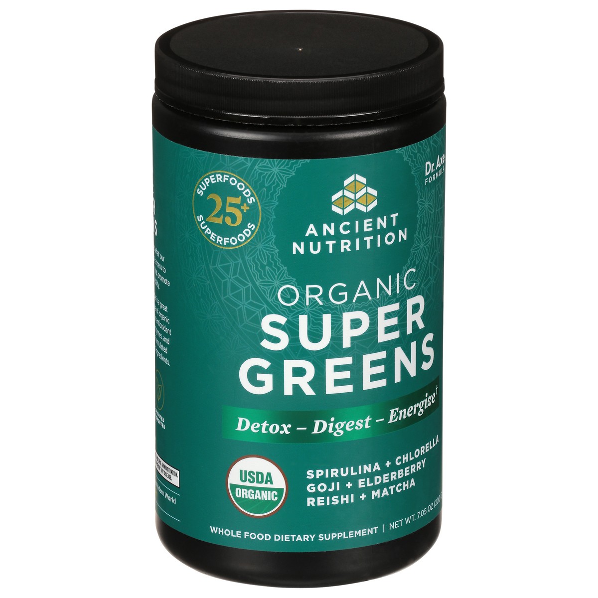 slide 9 of 9, Ancient Nutrition Organic Super Greens, 
