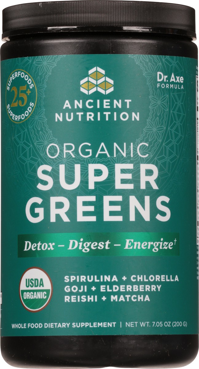 slide 2 of 9, Ancient Nutrition Organic Super Greens, 