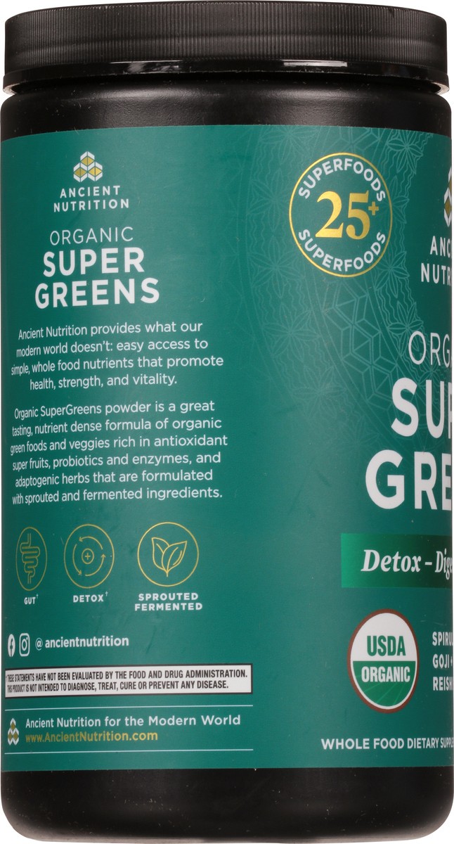 slide 4 of 9, Ancient Nutrition Organic Super Greens, 
