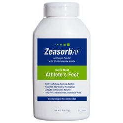 Zeasorb AF Super Absorbent Powder Antifungal Treatment 2.5 oz