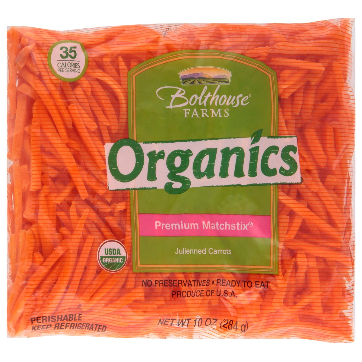 slide 5 of 9, Bolthouse Farms Matchstix Carrots, 10 oz, organic, 10 oz