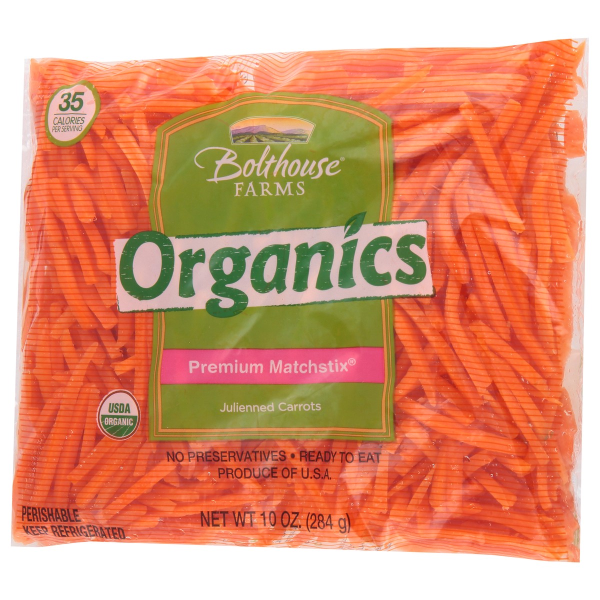 slide 7 of 9, Bolthouse Farms Matchstix Carrots, 10 oz, organic, 10 oz