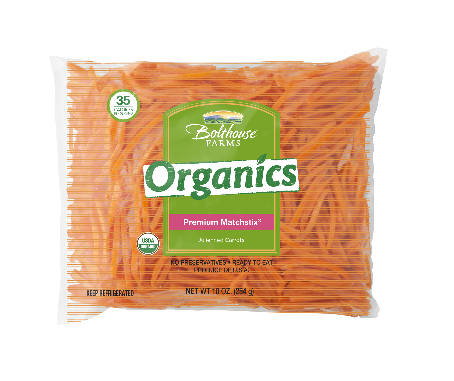 slide 1 of 9, Bolthouse Farms Organic Julienne Carrots 10 oz., 10 oz