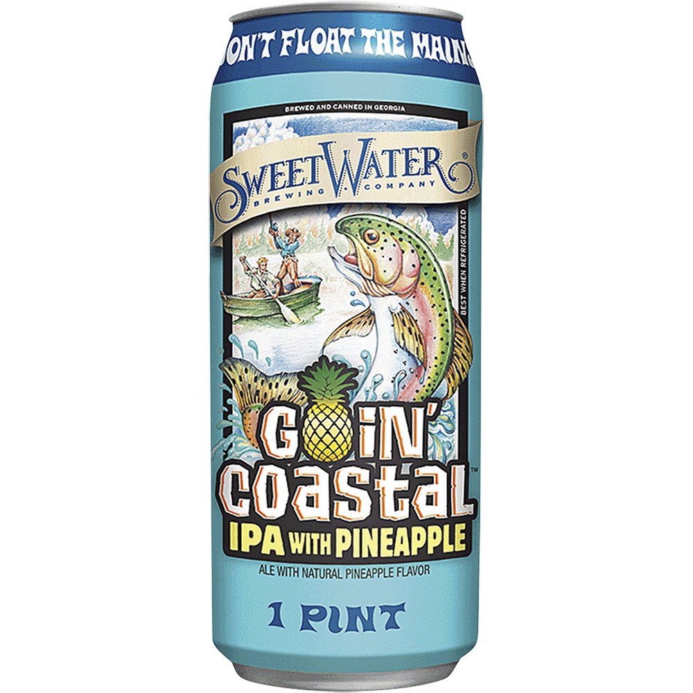 slide 1 of 1, SweetWater Brewing Company Goin' Coastal, 16 oz
